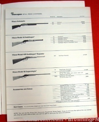 Orig Ithaca Guns All Models 1968 Catalog-img-13