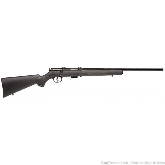 Savage 93200 93 FV Bolt Action Rifle 22 WMR, RH, 21 in, Satin Blued-img-0