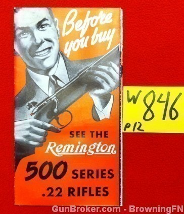 Orig Remington 500 Series .22 Flyer 22-img-0