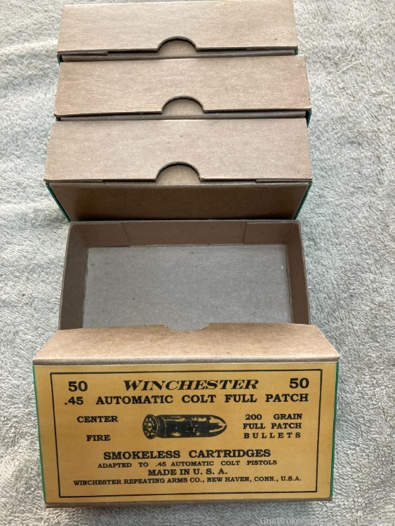 Vintage Collector Repro Cartridge Boxes for 45 ACP, No Longer Made!-img-4