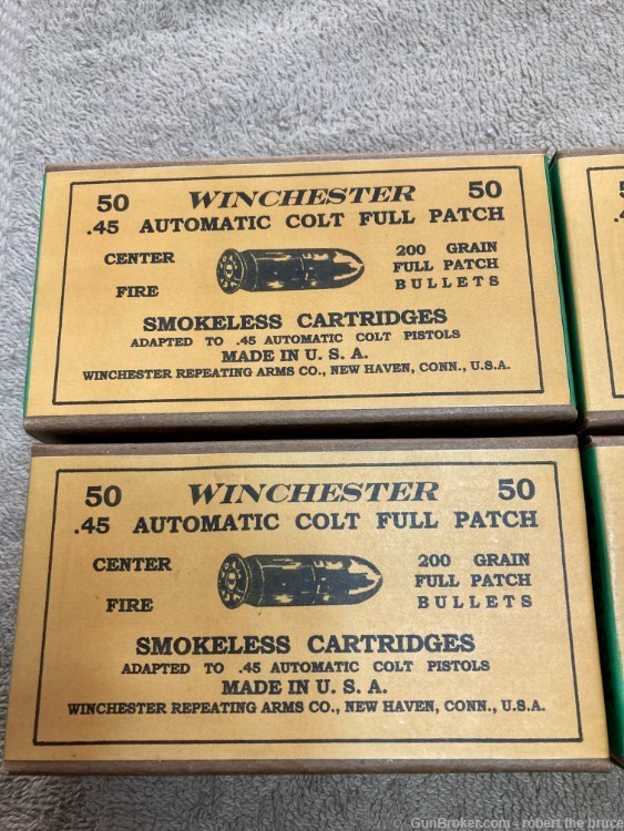 Vintage Collector Repro Cartridge Boxes for 45 ACP, No Longer Made!-img-1