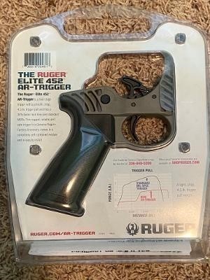 Ruger Elite 452 MSR Trigger AR-15, LR-308 Two Stage Matte-img-2