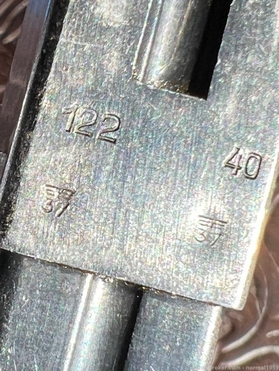 MP40 MAGAZINE SLABSIDE Rare manufacturer code, and date. -img-11