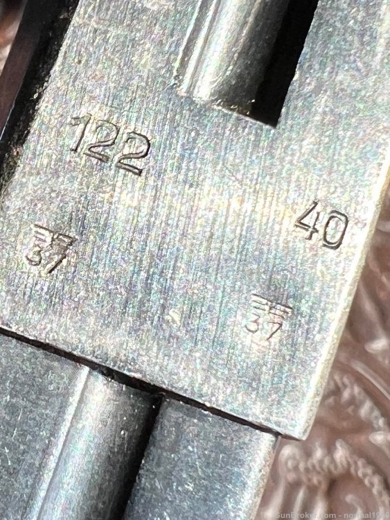 MP40 MAGAZINE SLABSIDE Rare manufacturer code, and date. -img-8