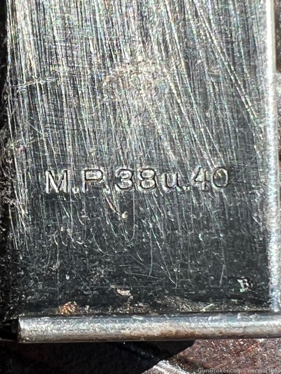 MP40 MAGAZINE SLABSIDE Rare manufacturer code, and date. -img-3