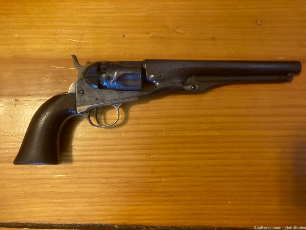 Antique 1862 Colt Police Revolver 36 Caliber Civil War Era-img-1