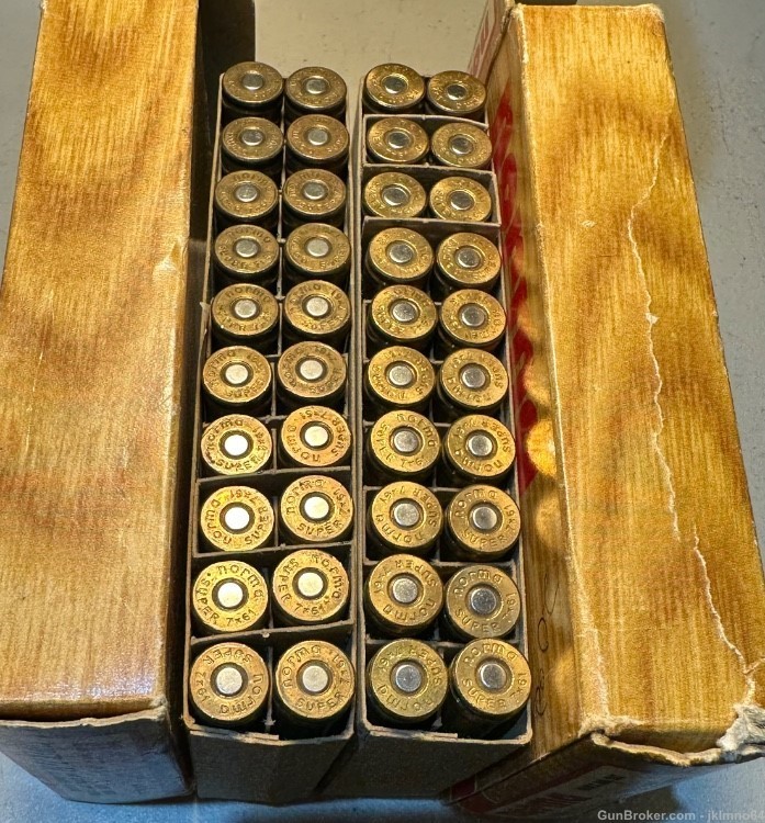40 rounds of Norma Super 7x61 160gr SPSPBT brass cased ammo-img-3