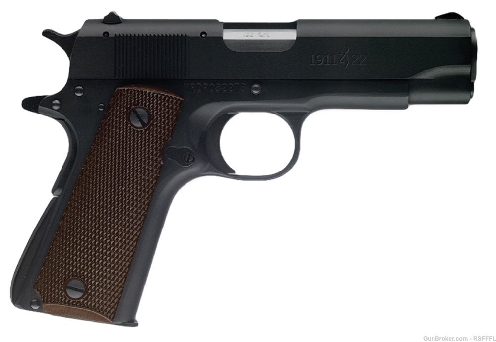 Browning 1911-22 A1 Compact *CA Compliant 22 LR 10+1 3.63" Frame -img-1