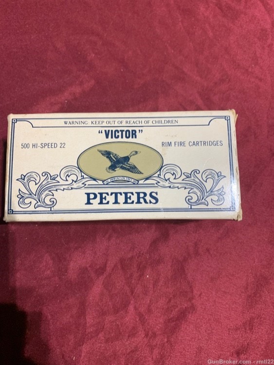 Vintage Peters Victor 22 LR brick-img-0