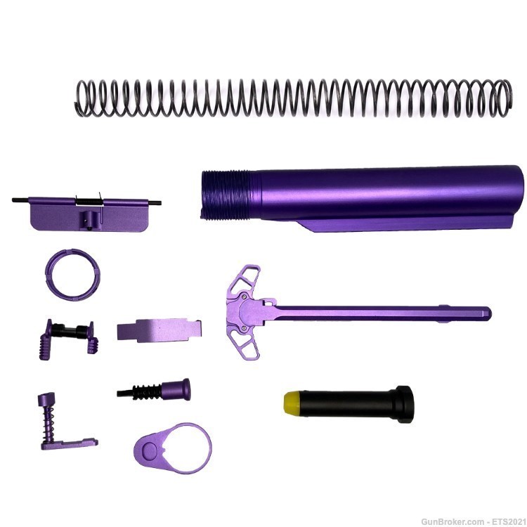AR-15 Purple Splash Kit for Lower/Upper mil spec buffer tube kits-img-0