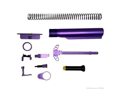 AR-15 Purple Splash Kit for Lower/Upper mil spec buffer tube kits