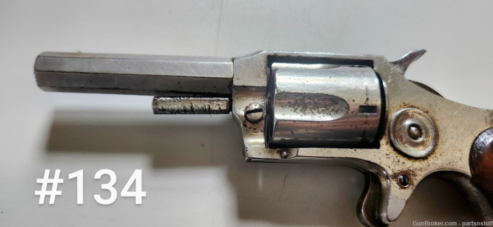 Lee Arms Co. Red Jacket No.4. .32 RF Revolver. May need repair/ adjustment.-img-3