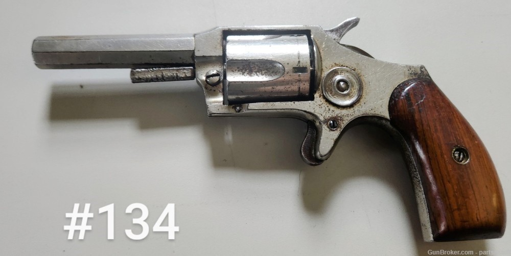 Lee Arms Co. Red Jacket No.4. .32 RF Revolver. May need repair/ adjustment.-img-0