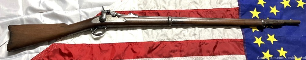 Trapdoor Springfield 45/70 Cadet Rifle, model 1884 1st type-img-0
