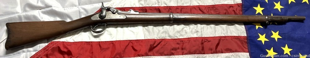 Trapdoor Springfield 45/70 Cadet Rifle, model 1884 1st type-img-1