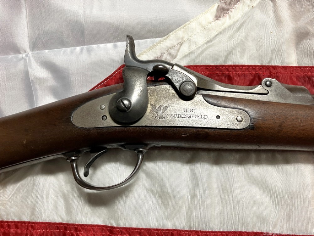 Trapdoor Springfield 45/70 Cadet Rifle, model 1884 1st type-img-2