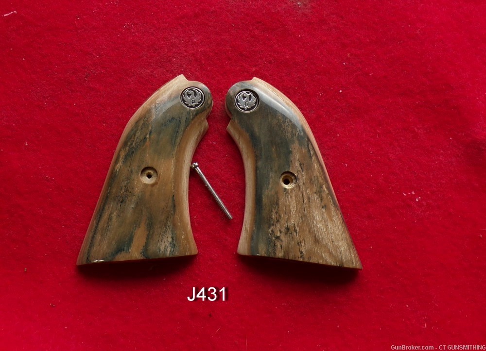 Awesome matched pair of Siberian Mammoth Ivory Grips for Ruger Bearcat!-img-2