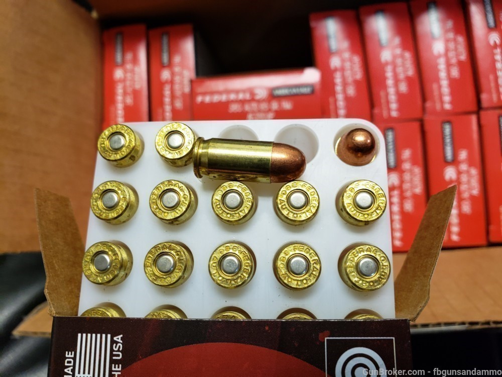 RDY2SHIP 1000 ROUNDS NEW FEDERAL AMERICAN EAGLE .380 ACP 95 FMJ BRASS 380-img-4