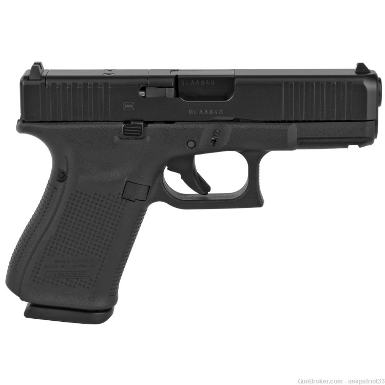 Glock 19 Gen5 MOS Front Serrations 9mm 15-round | PA195S203MOS -img-1