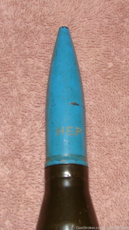 Swiss 20mm X 137 HEP Cannon Round....INERT-img-3