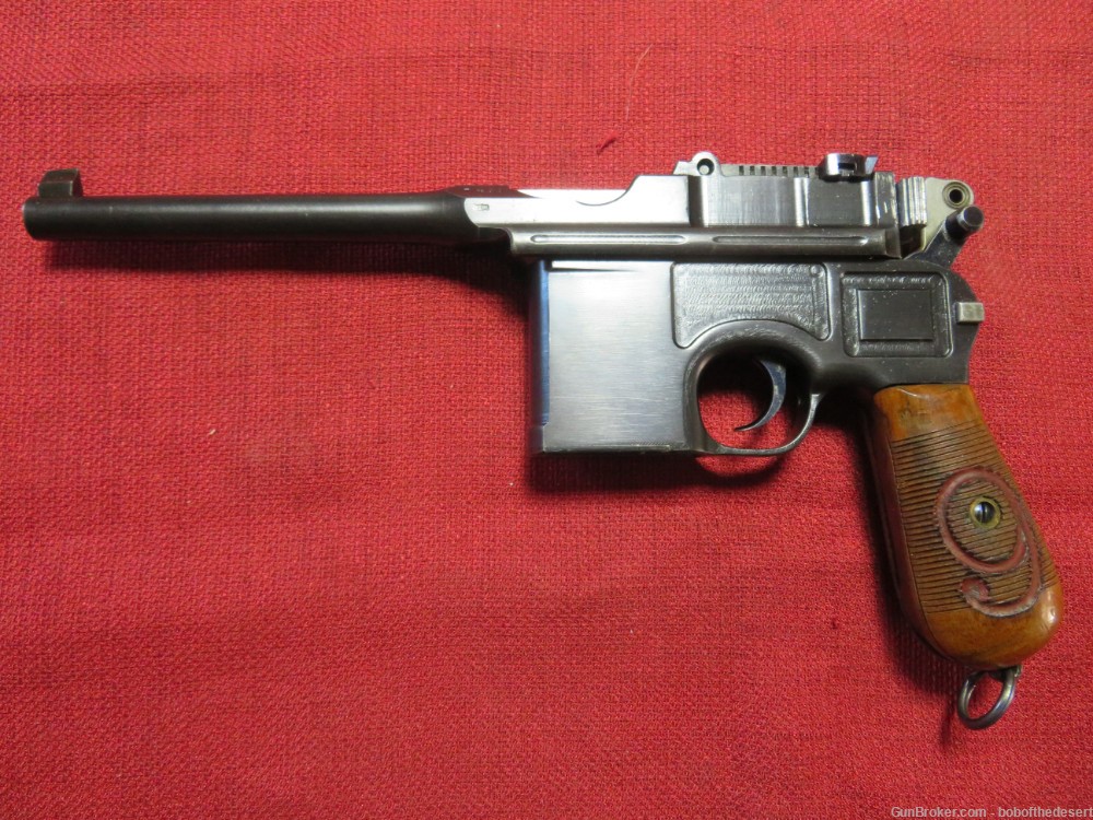 Mauser C96 "Red Nine" CIVILIAN w/ Stock, C&R MUSEUM QUALITY!-img-0
