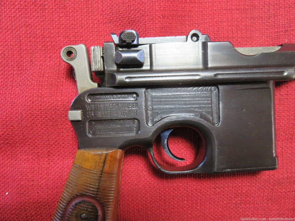 Mauser C96 "Red Nine" CIVILIAN w/ Stock, C&R MUSEUM QUALITY!-img-9