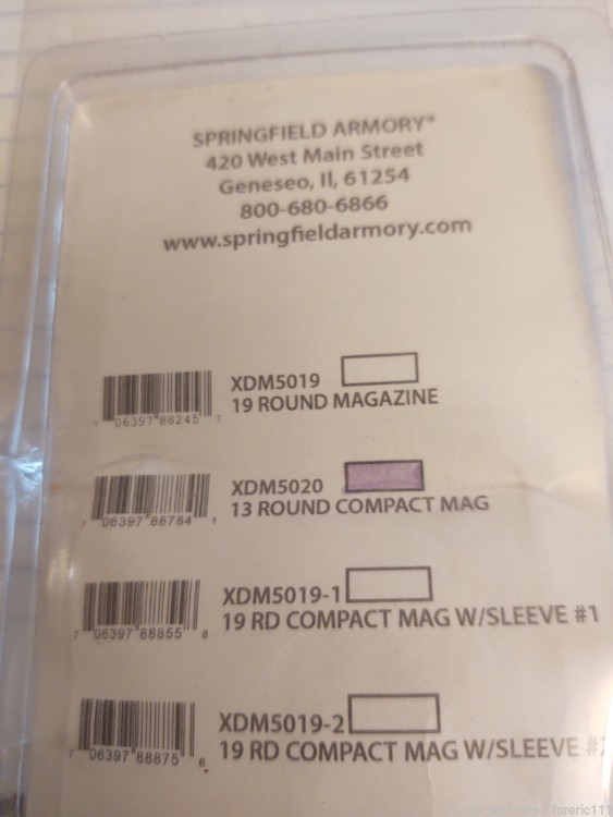 XDM 9 mm magazines compact XDM5020 Springfield armory -img-1
