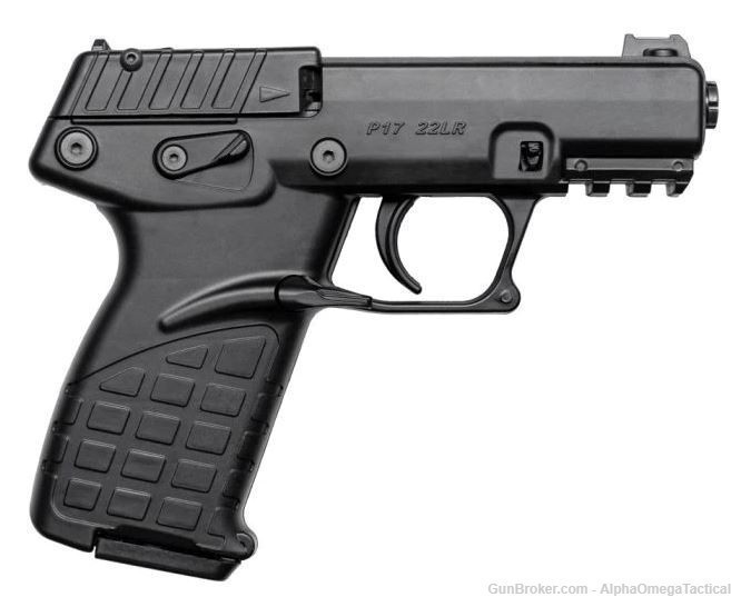 Kel-Tec P17 Pistol - Black | .22 LR | 3.8" Threaded Barrel | 16rd-img-0