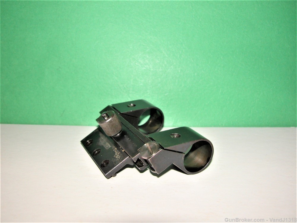 Vintage & Rare NOSKE Scope Side Mount with Windage & 7/8" Rings with Base  -img-8