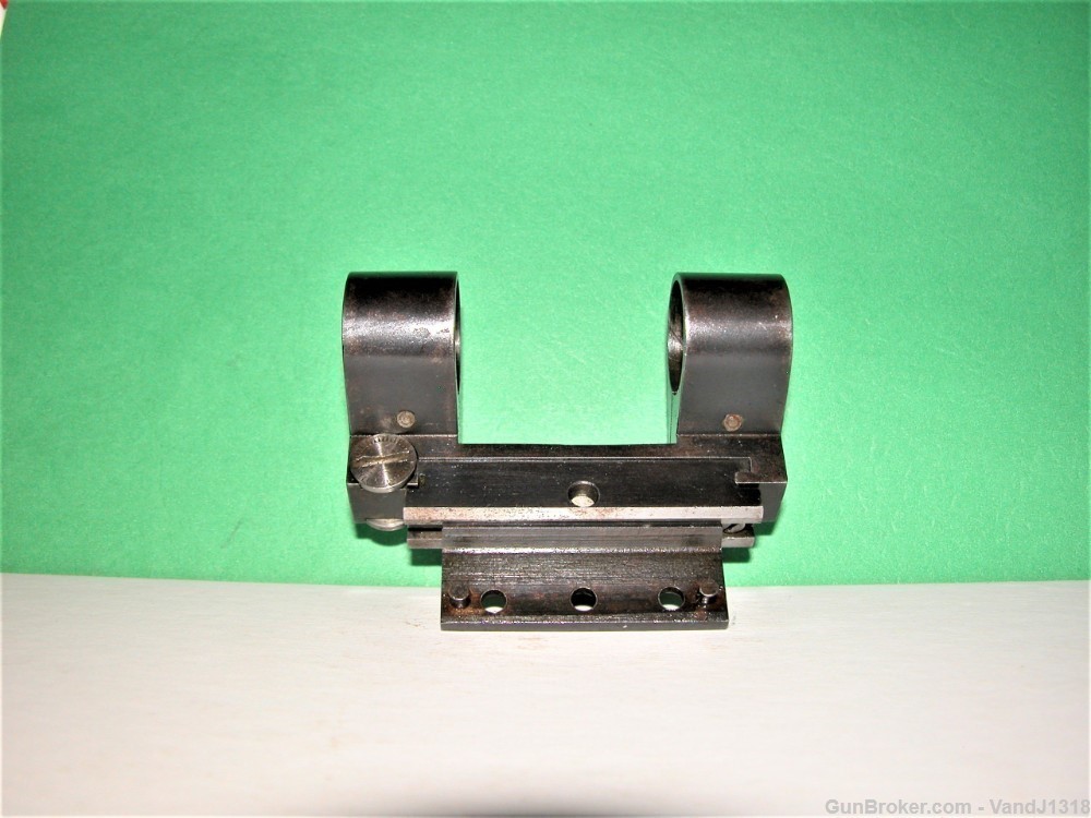 Vintage & Rare NOSKE Scope Side Mount with Windage & 7/8" Rings with Base  -img-4
