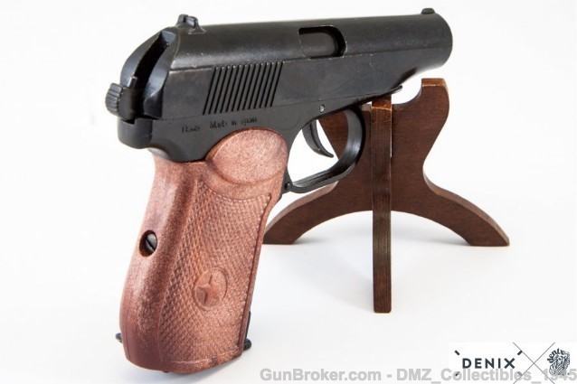 Russian Soviet Makarov Pistol Non-Firing Replica Gun by Denix-img-3