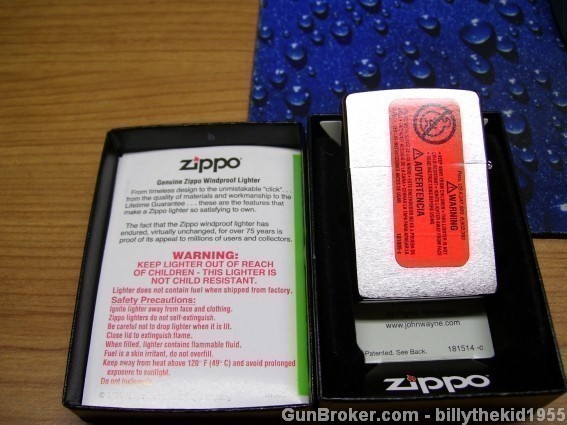 John Wayne Red River D Zippo Lighter-img-4