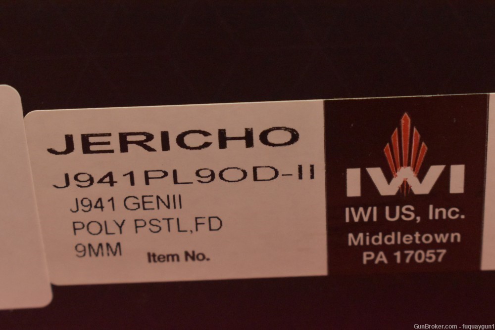 IWI Jericho 941 Enhanced PL9 Gen II 9mm 4.4" OD Green Polymer Frame Jericho-img-9