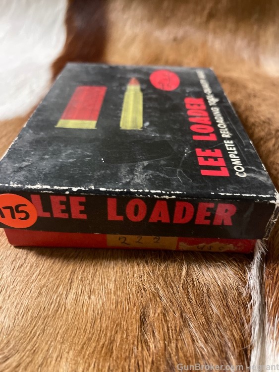 Dies #175 Lee Loader 222 Rem Used -img-0