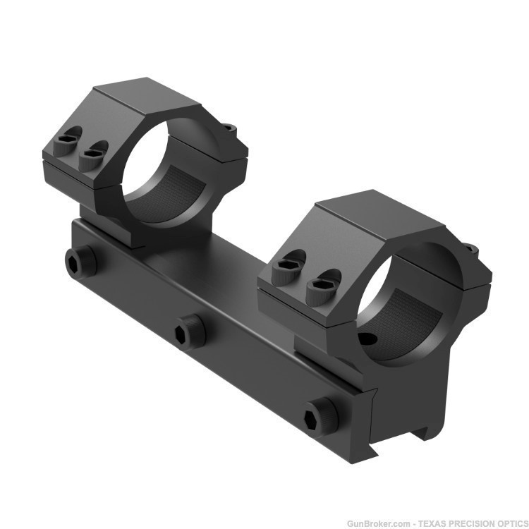 One Piece Magnum Airgun Air Rifle Scope 1'' High Ring Mount for Dovetail-img-2