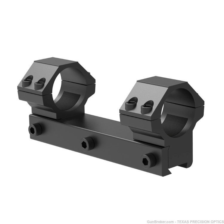 One Piece Magnum Airgun Air Rifle Scope 1'' High Ring Mount for Dovetail-img-5
