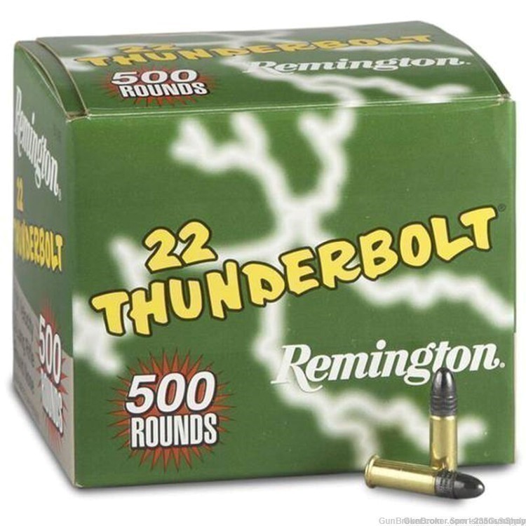 Remington Thunderbolt 22LR ammo 500 rounds -img-0