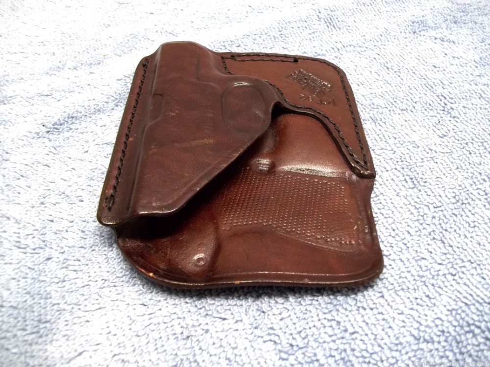 RARE Alessi Right Hand Leather Pocket Holster Kel-Tec 32 Semi Auto-img-2