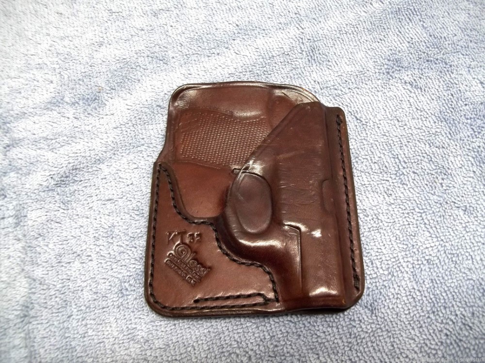 RARE Alessi Right Hand Leather Pocket Holster Kel-Tec 32 Semi Auto-img-0