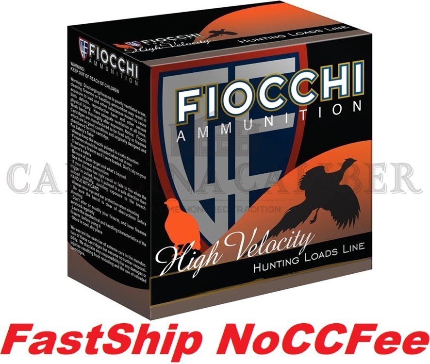 FIOCCHI HIGH VELOCITY 12GA #7.5 SHOT 12HV75-img-0
