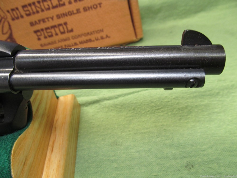1966 Savage Model 101 Single Shot "Revolver" w/4¼" bbl - In Original Box-img-28
