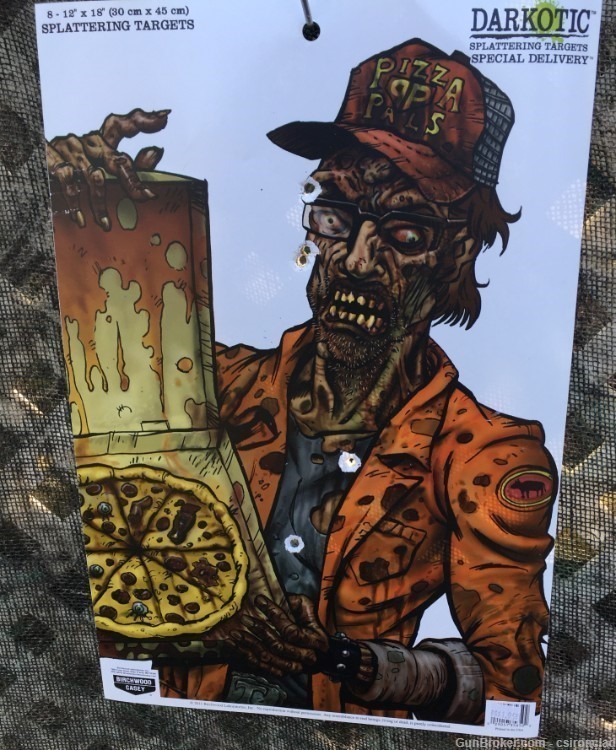 Birchwood's darkotic zombie target Special Delivery splatter type pkg of 8-img-2