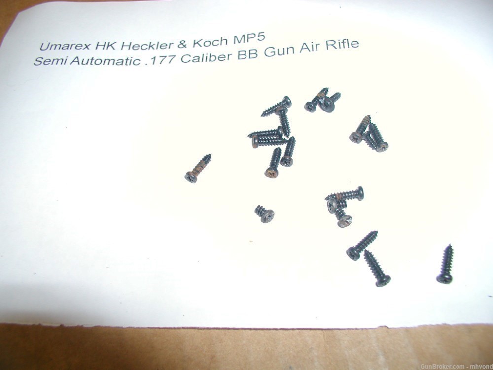 Umarex HK MP5 .177 Cal Air Rifle Bag of Screws-img-2