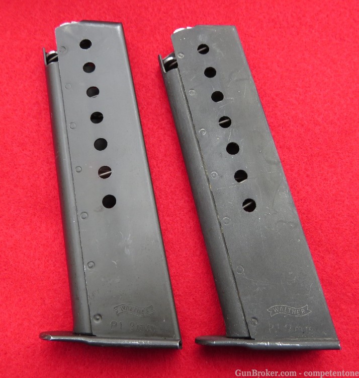 Walther P38 P1 West German Military P-38 P-1 9mm Post-WWII 9x19 Magazines-img-28