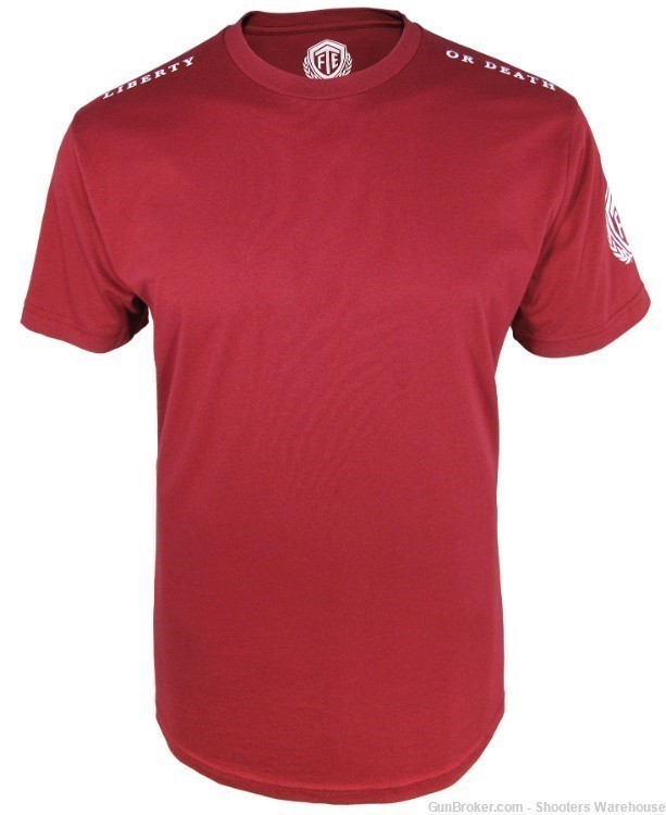 Liberty or Death Cardinal Red T-Shirt X-Large-img-1