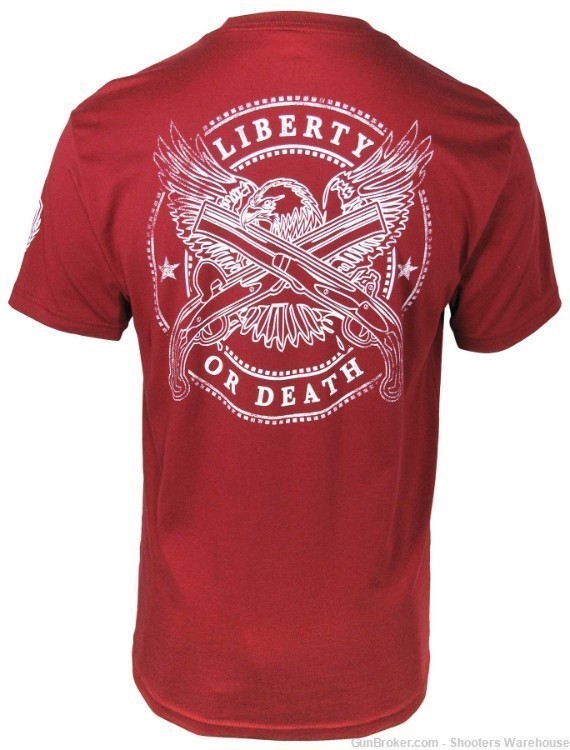 Liberty or Death Cardinal Red T-Shirt X-Large-img-0