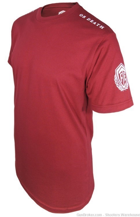 Liberty or Death Cardinal Red T-Shirt X-Large-img-2