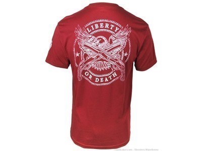 Liberty or Death Cardinal Red T-Shirt X-Large