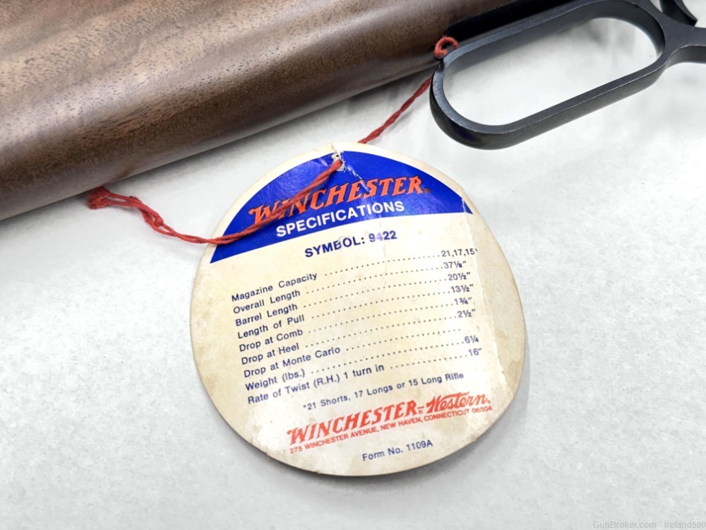 1975 Winchester 9422 22LR Lever Action Rimfire Rifle Blued & Walnut-img-5
