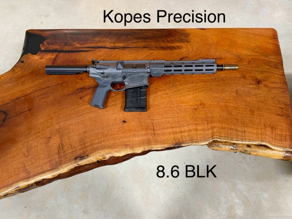 Spring Sale! Kopes Precision 8.6 BLK AR 10 Pistol Sniper Grey-img-0